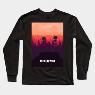 Into the Wild - Minimal Film Fanart alternative Long Sleeve T-Shirt